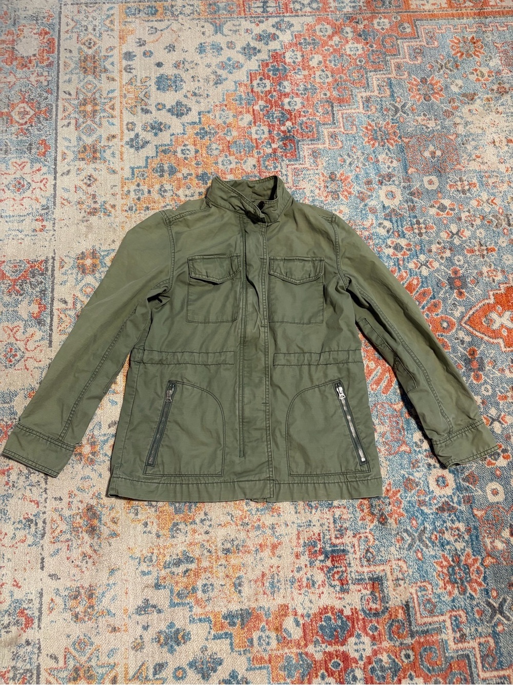 GAP cotton green utility jacket